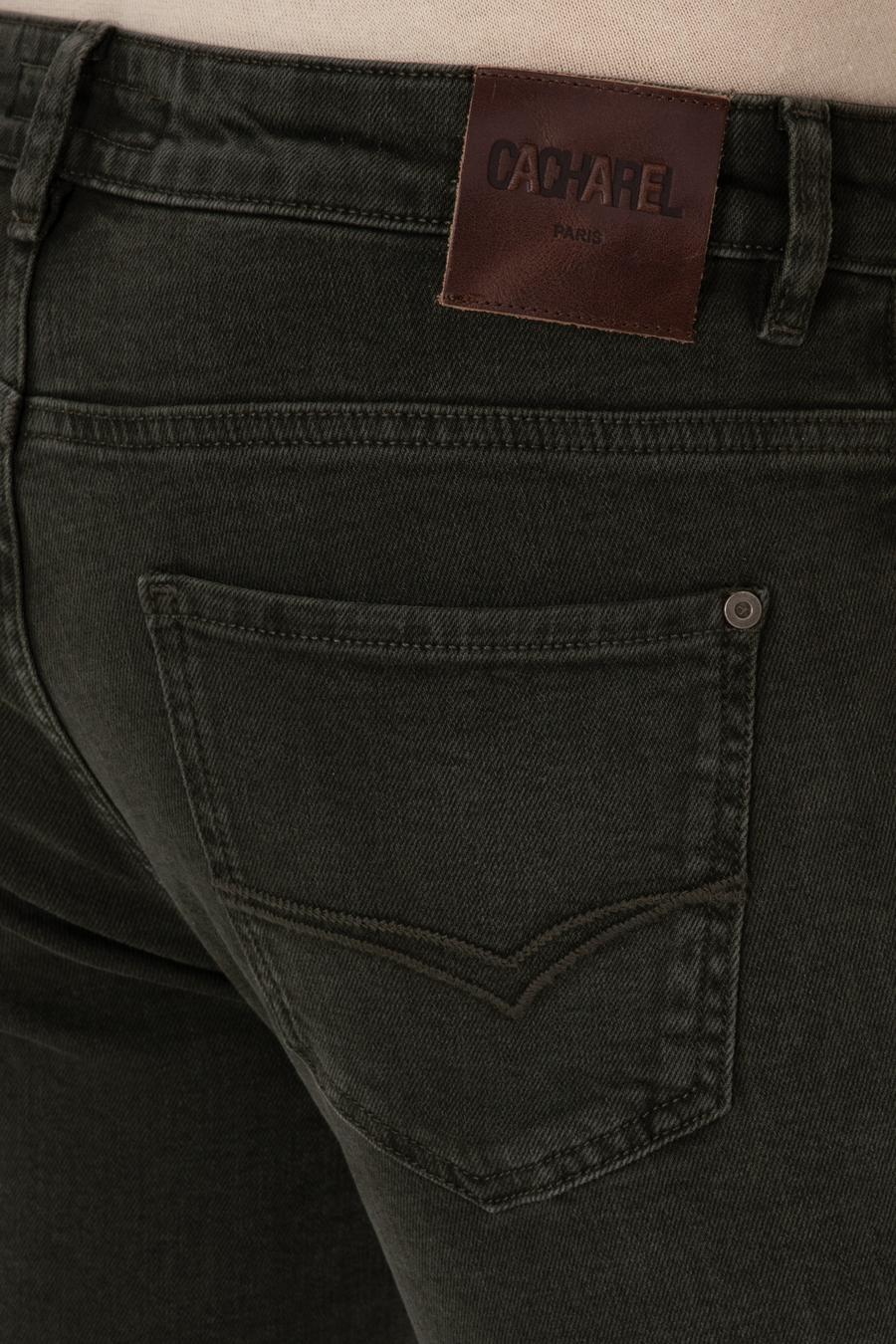 Yeşil Slim Fit Pamuk Karışımlı Jean Pantolon - 50308687161