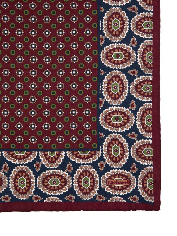 Bordo %100 İpek Mendil