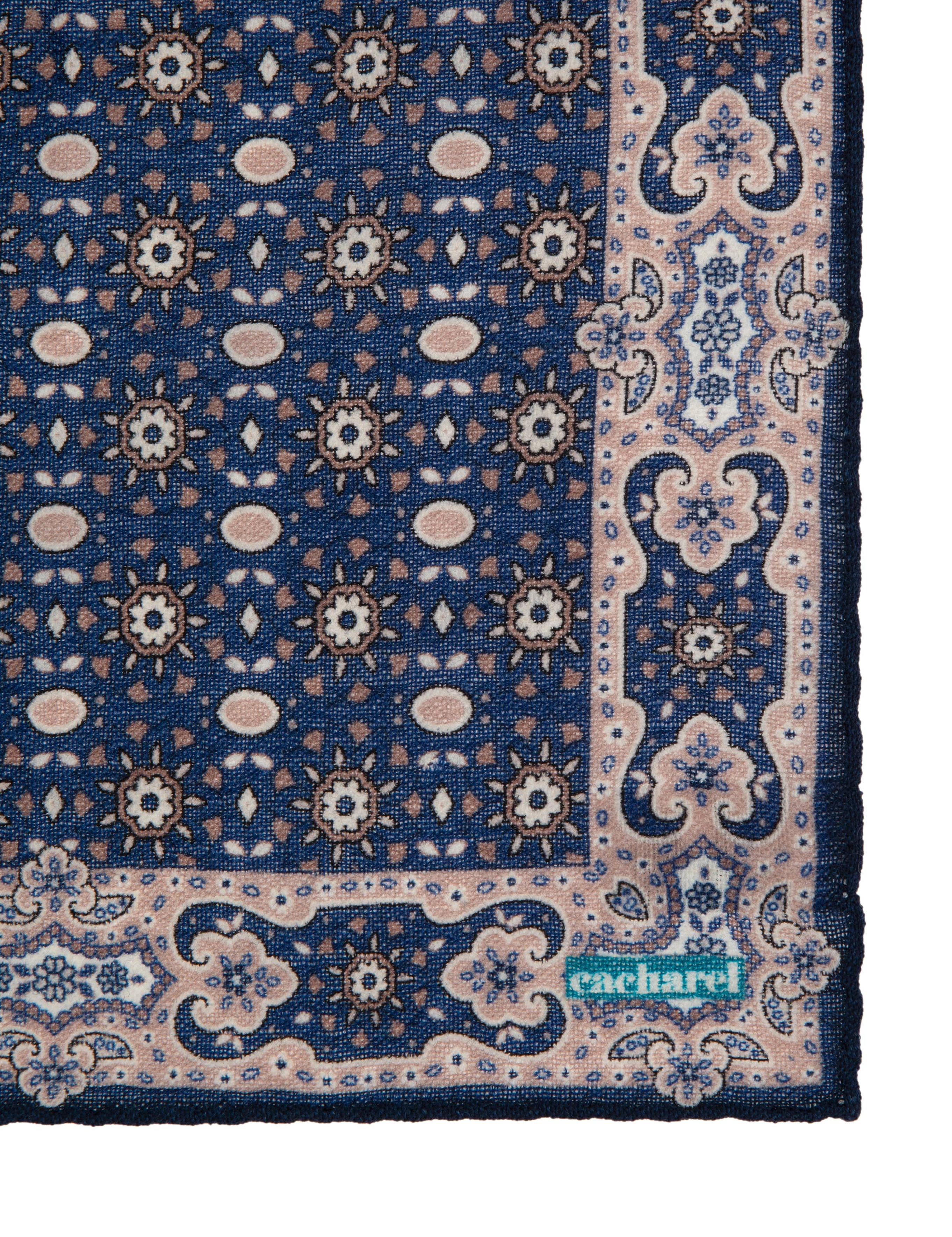 Lacivert %100 Yün Mendil - 50317178001