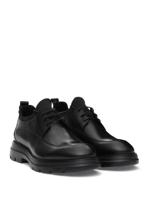 Siyah %100 Deri Smart Casual Ayakkabı