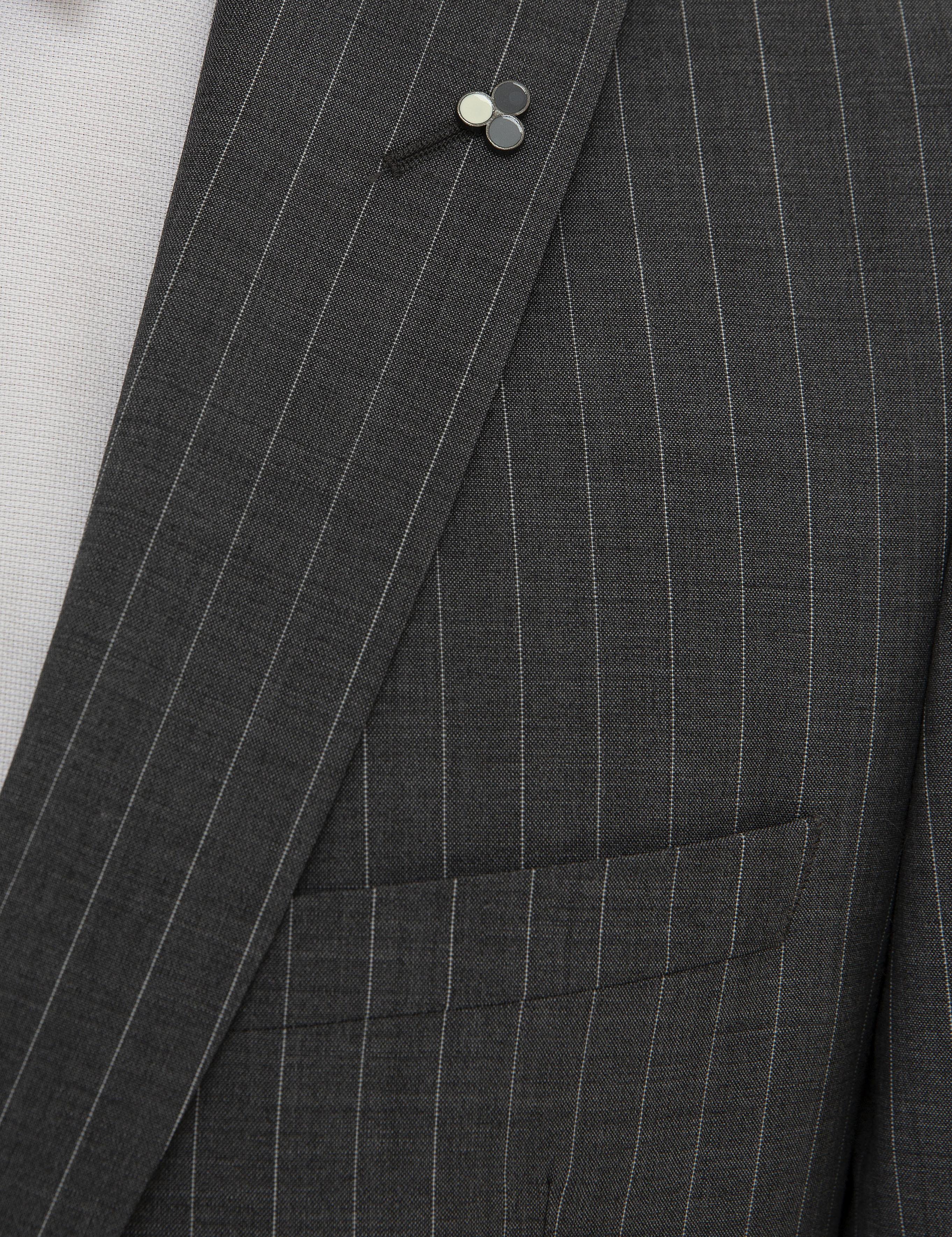 Gri Slim Fit Ceket - 50223523050