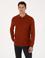 Karamel Slim Fit Yün Karışımlı Polo Yaka Triko Kazak