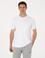 Beyaz Regular Fit %100 Pamuk Bisiklet Yaka Basic T-shirt