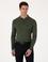 Haki Slim Fit Yün Karışımlı Polo Yaka Basic Triko Kazak