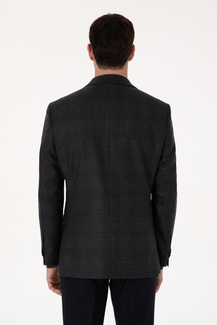 Yeşil Slim Fit Ceket - 50310785080