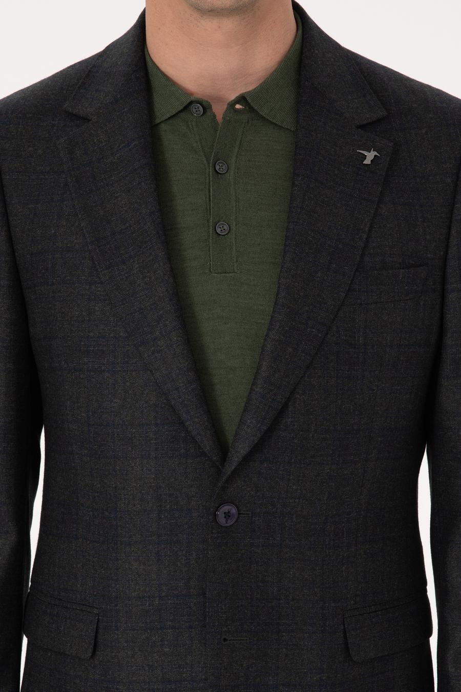 Yeşil Slim Fit Ceket - 50310785080