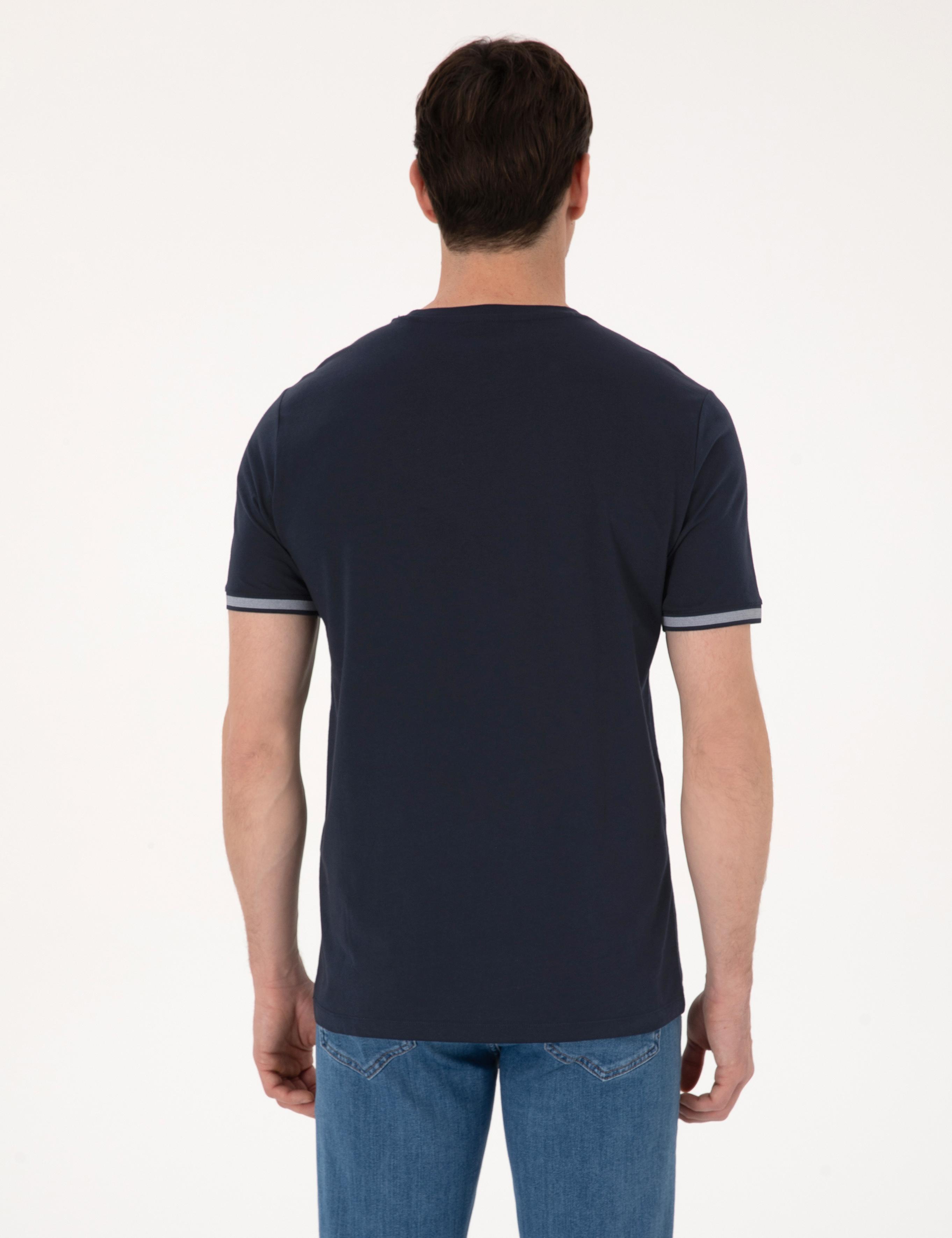 Lacivert Regular Fit Tişört - 50301318013