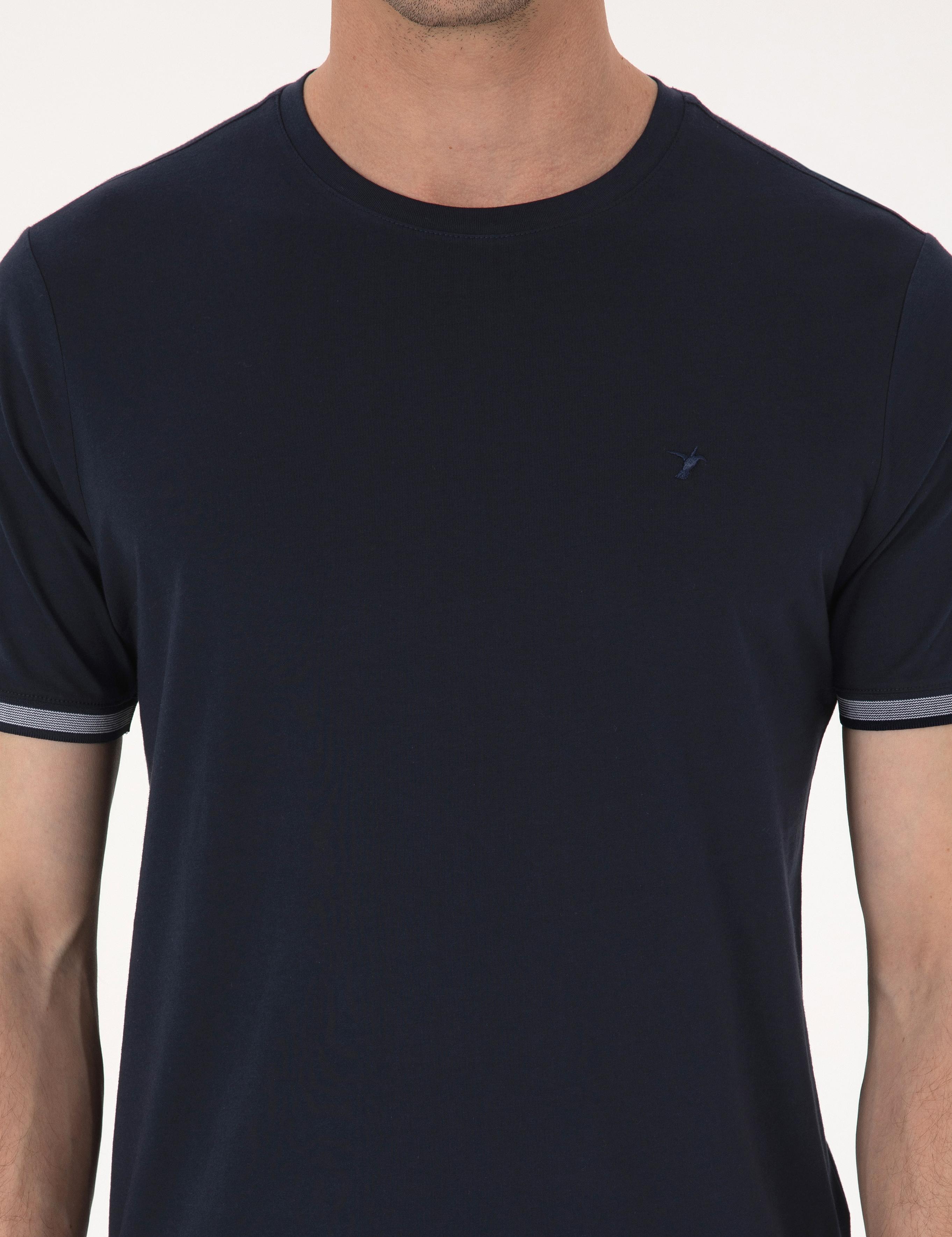 Lacivert Regular Fit Tişört - 50301318013