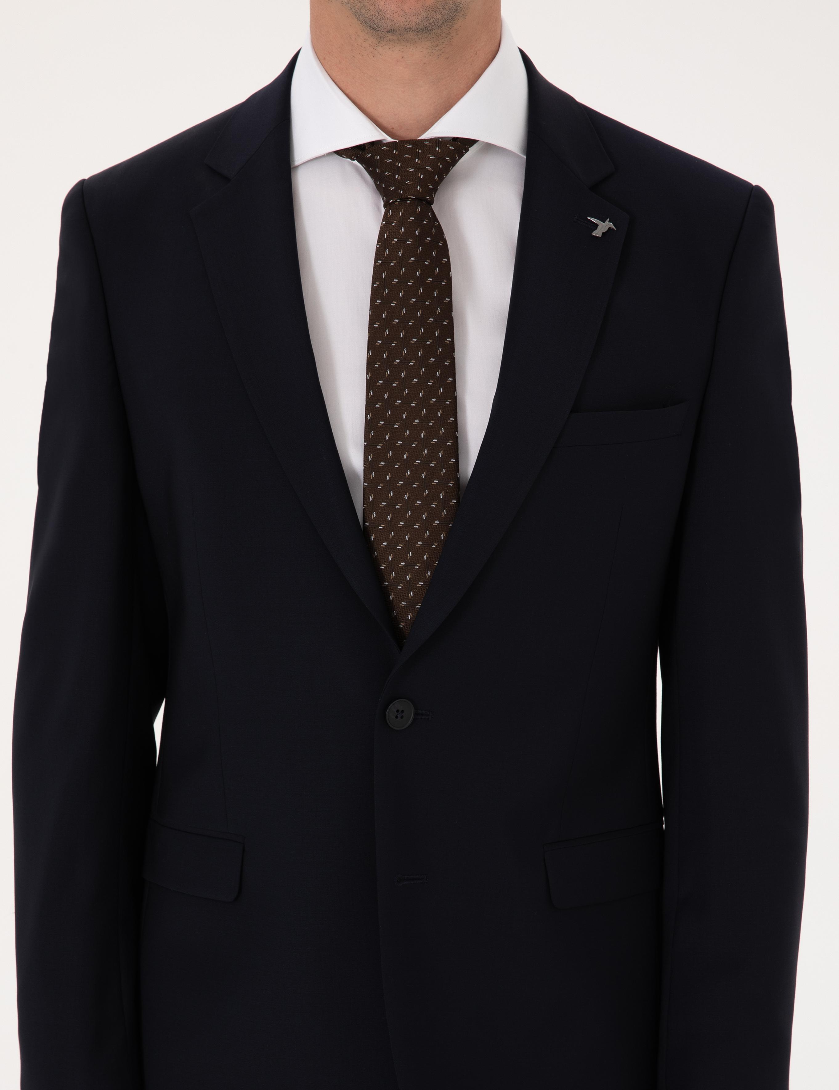 Lacivert Slim Fit Ceket - 50284763008