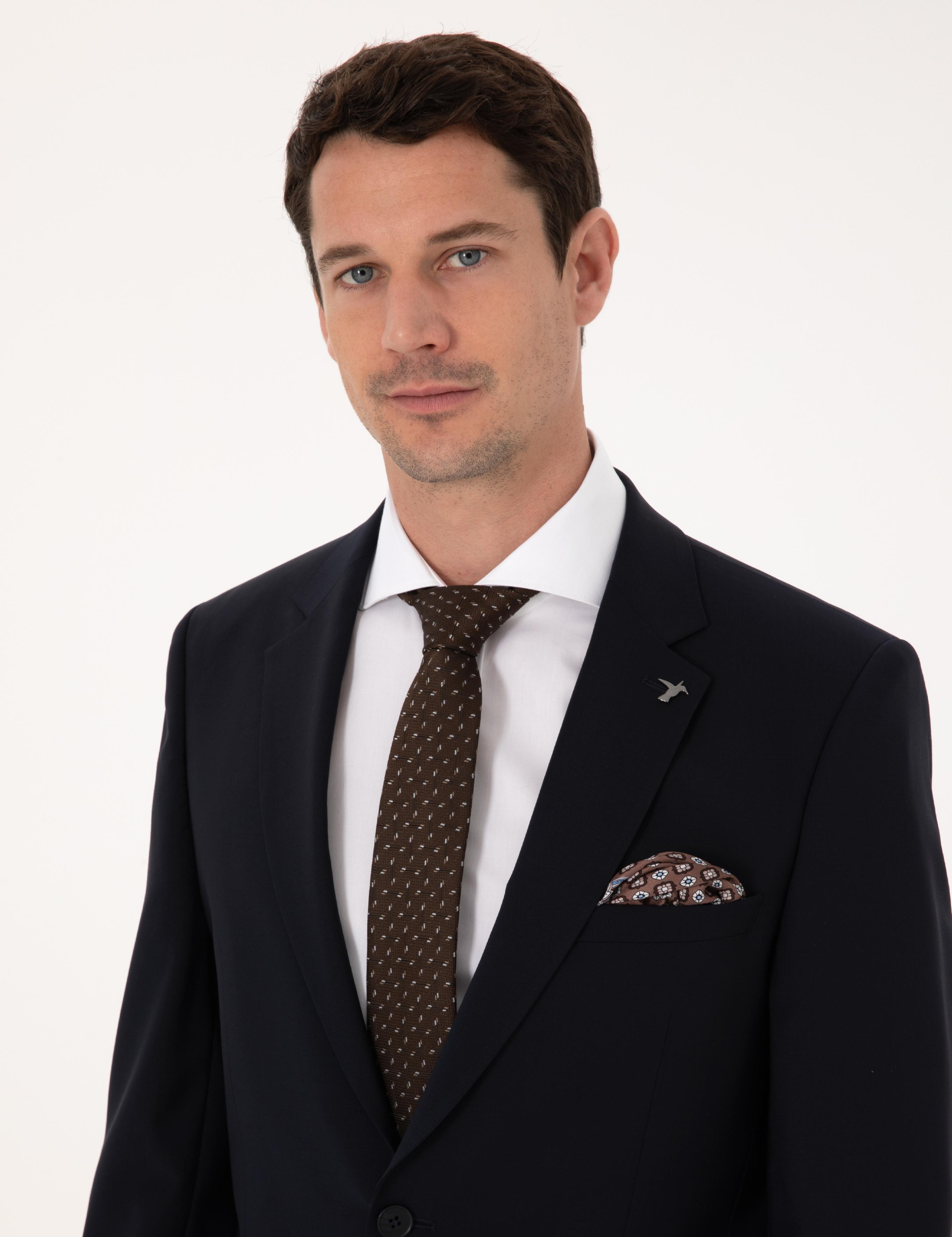 Lacivert Slim Fit Ceket - 50284763008