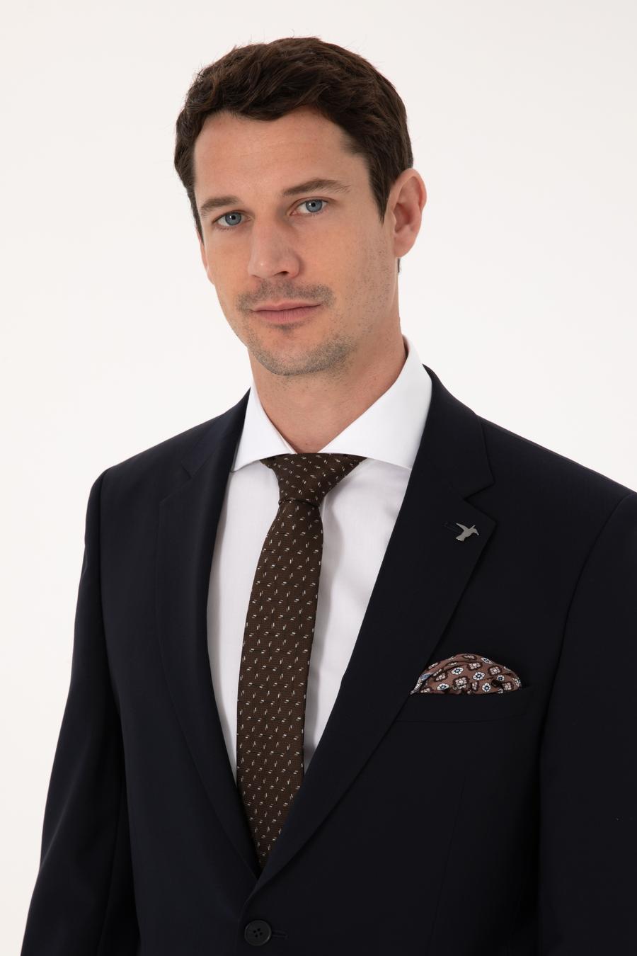 Lacivert Slim Fit Ceket - 50284763008