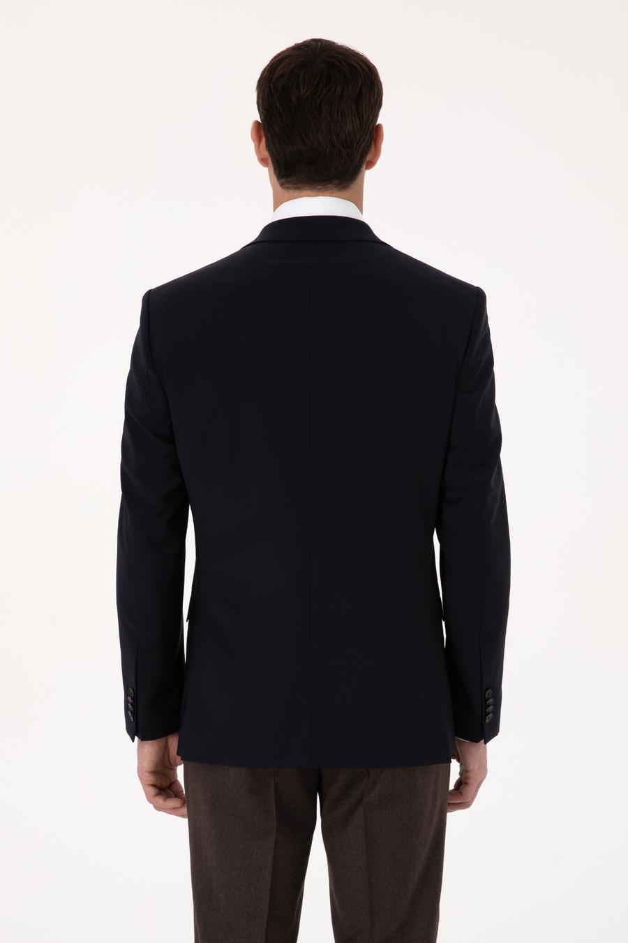 Lacivert Slim Fit Ceket - 50284763008