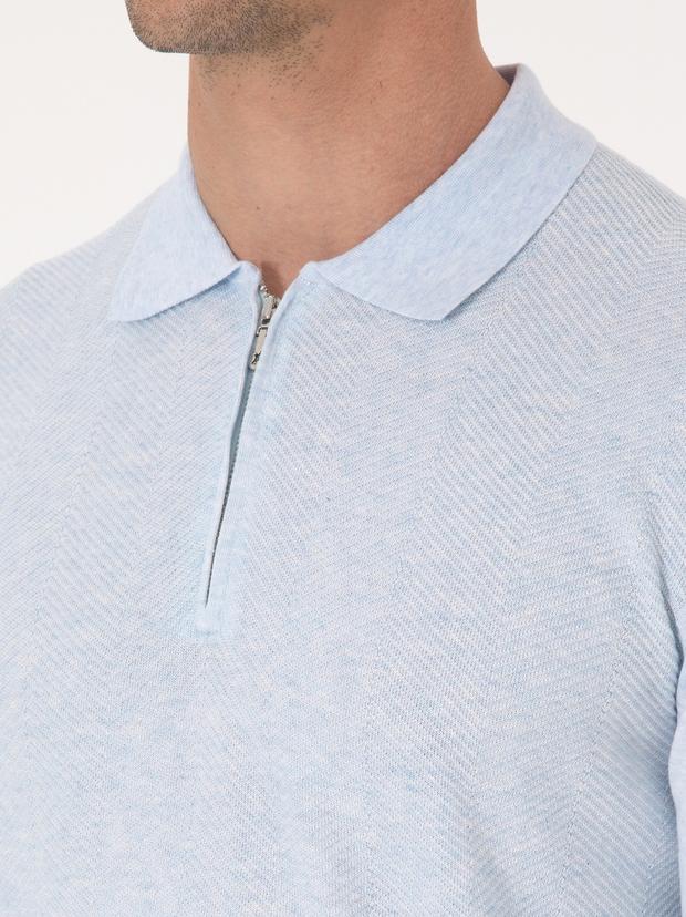 Açık Mavi Regular Fit Kazak