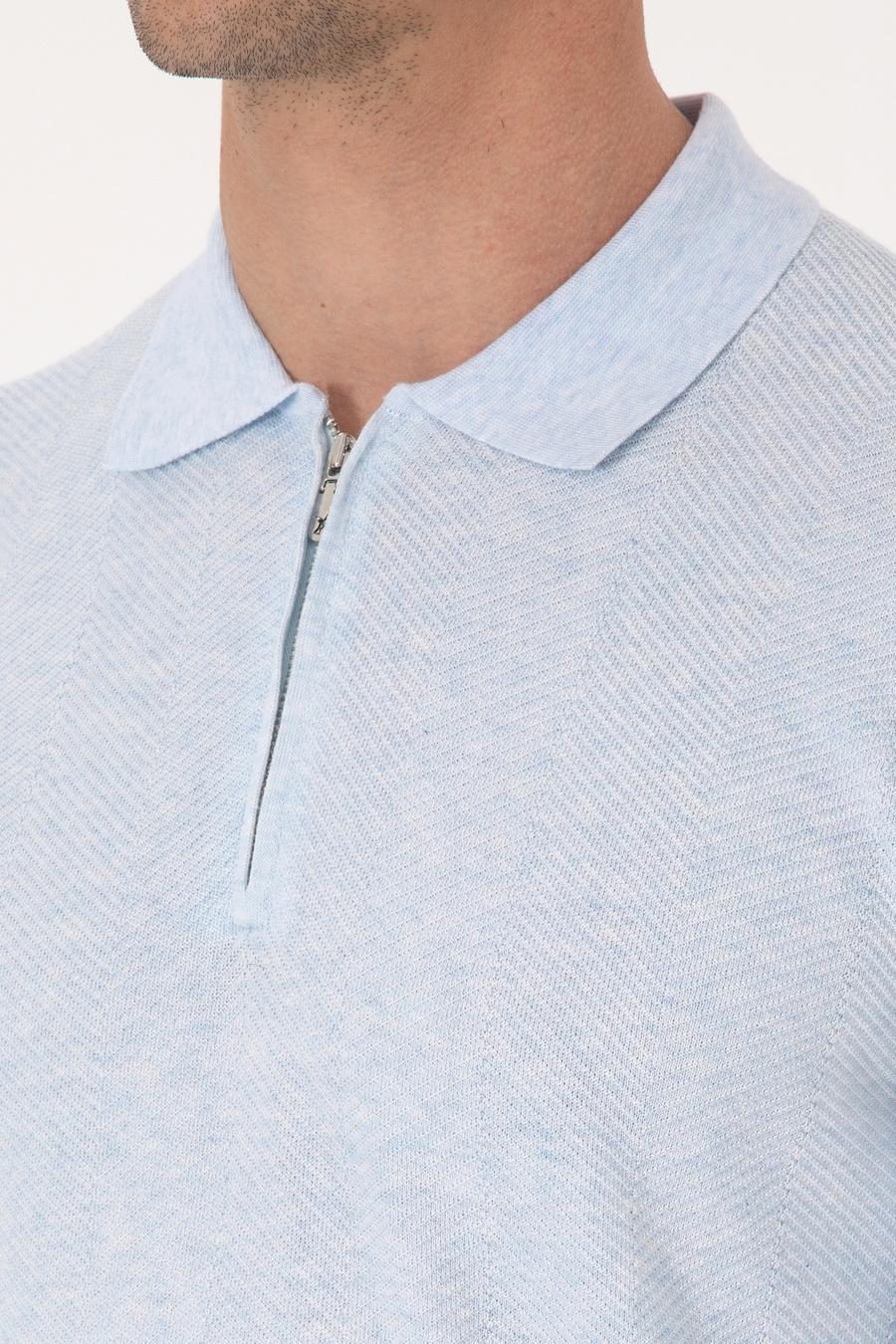 Açık Mavi Regular Fit Kazak - 50311847023