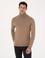 Camel Slim Fit Pamuk Karışımlı Balıkçı Yaka Triko Kazak