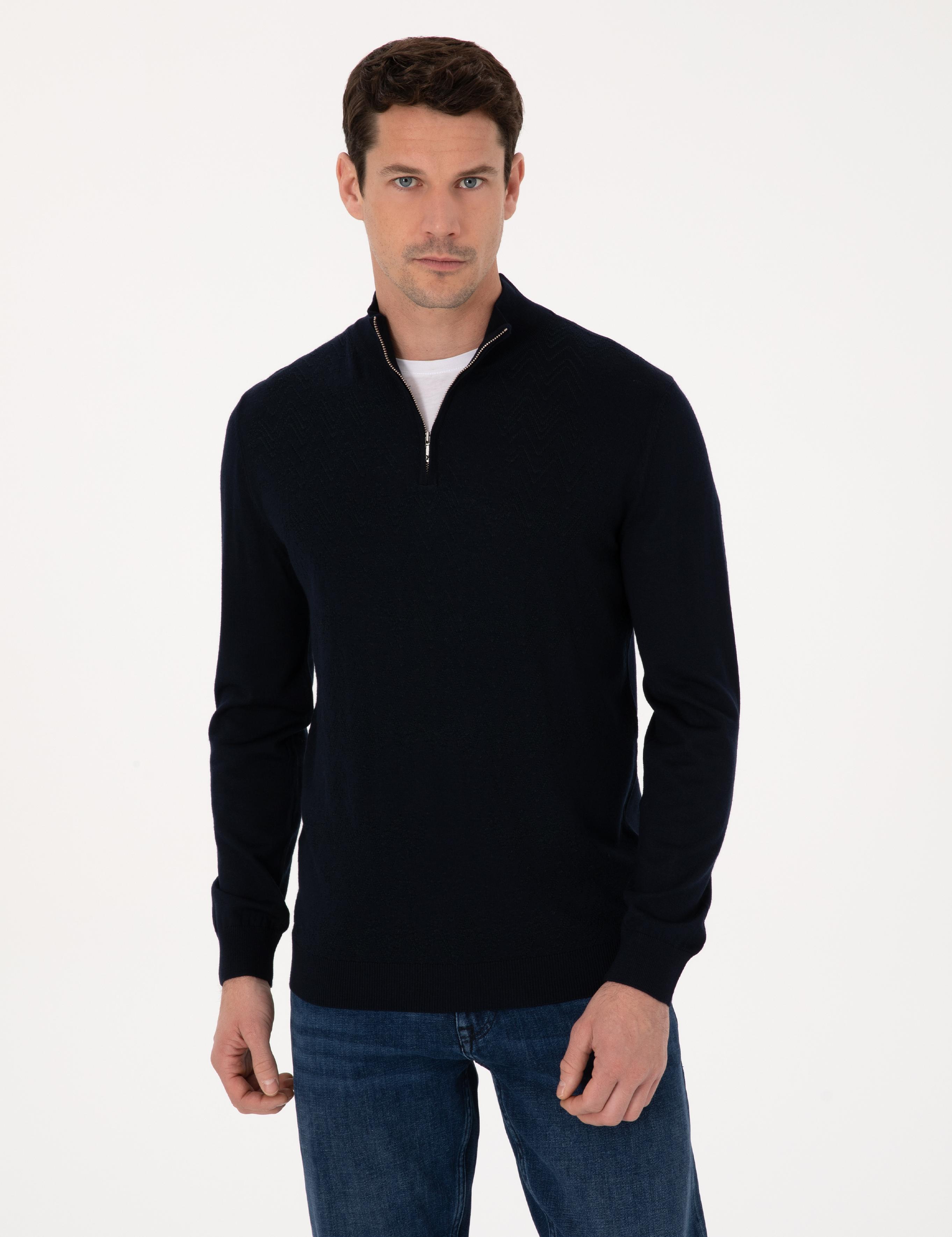 Lacivert Regular Fit Kazak - 50311893021