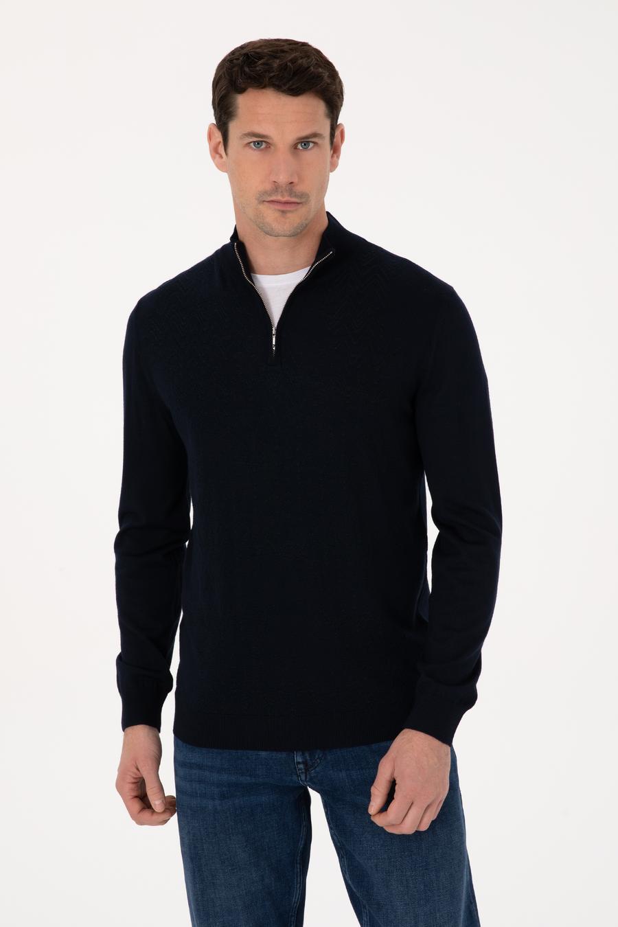 Lacivert Regular Fit Kazak - 50311893021