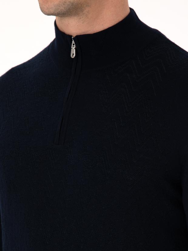 Lacivert Regular Fit Kazak