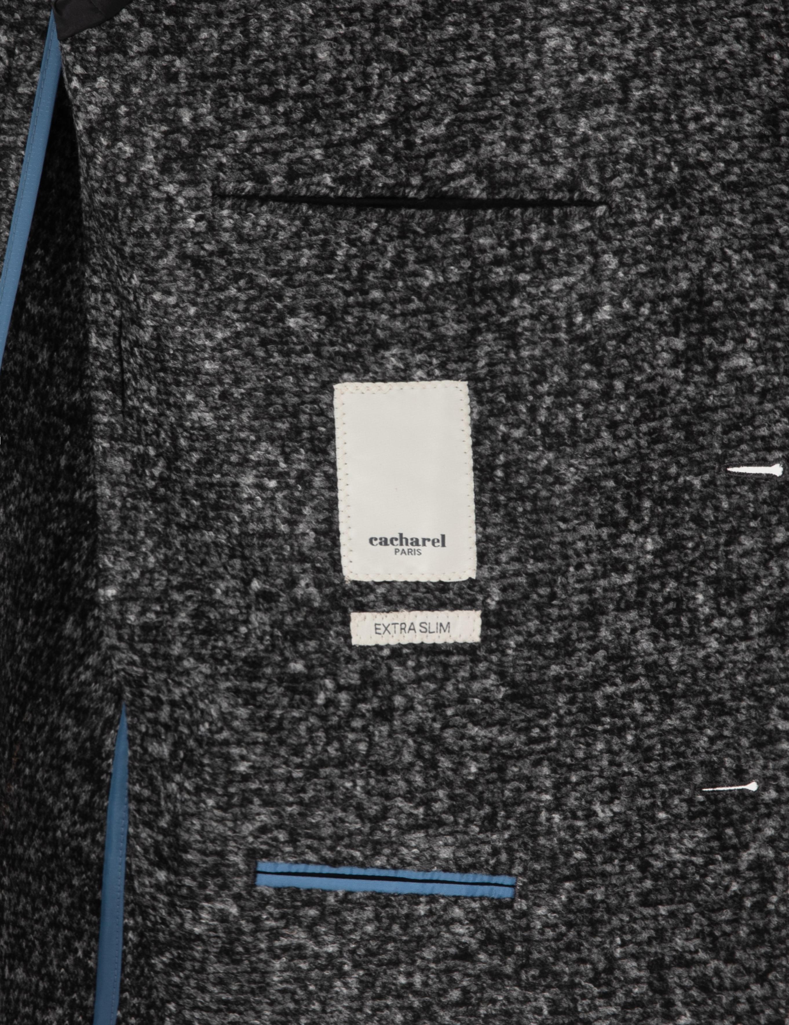 Füme Ekstra Slim Fit Yün Karışımlı Ceket - 50272729008