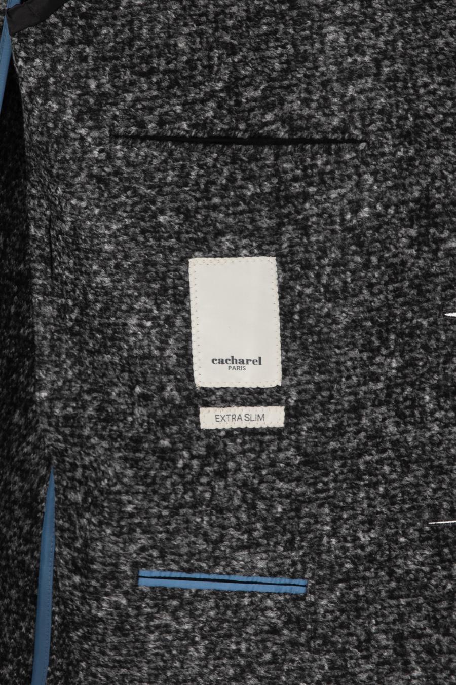 Füme Ekstra Slim Fit Yün Karışımlı Ceket - 50272729008