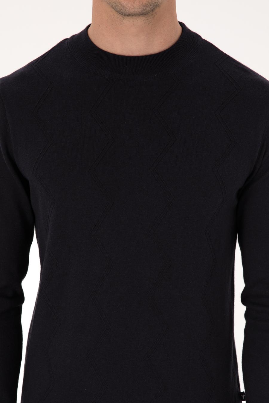 Lacivert Slim Fit Kazak - 50318950013
