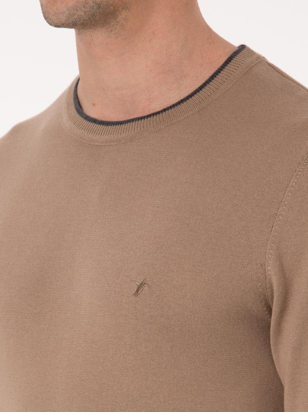 Camel Slim Fit Kazak