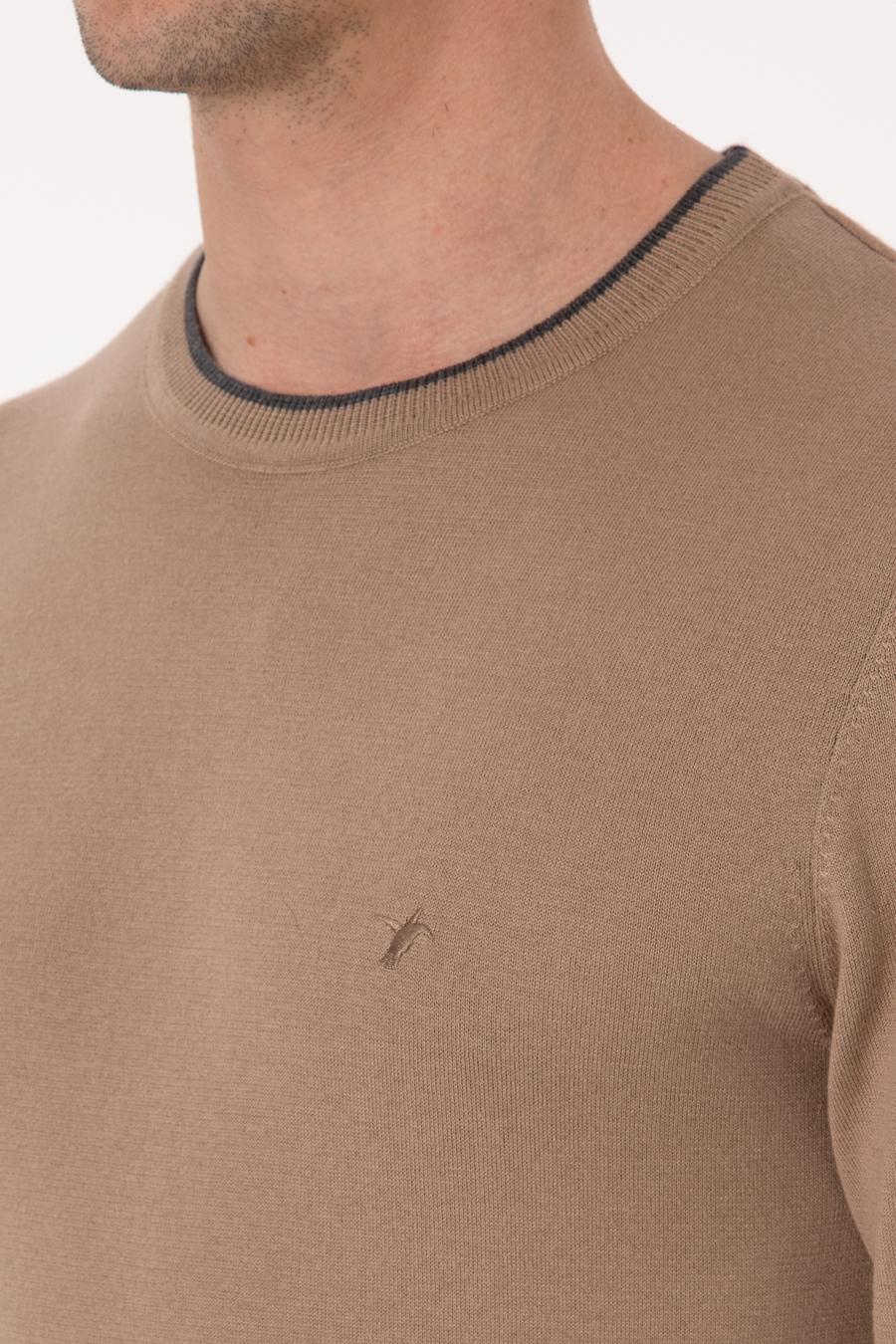 Camel Slim Fit Kazak - 50318676004