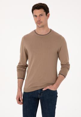 Camel Slim Fit Kazak