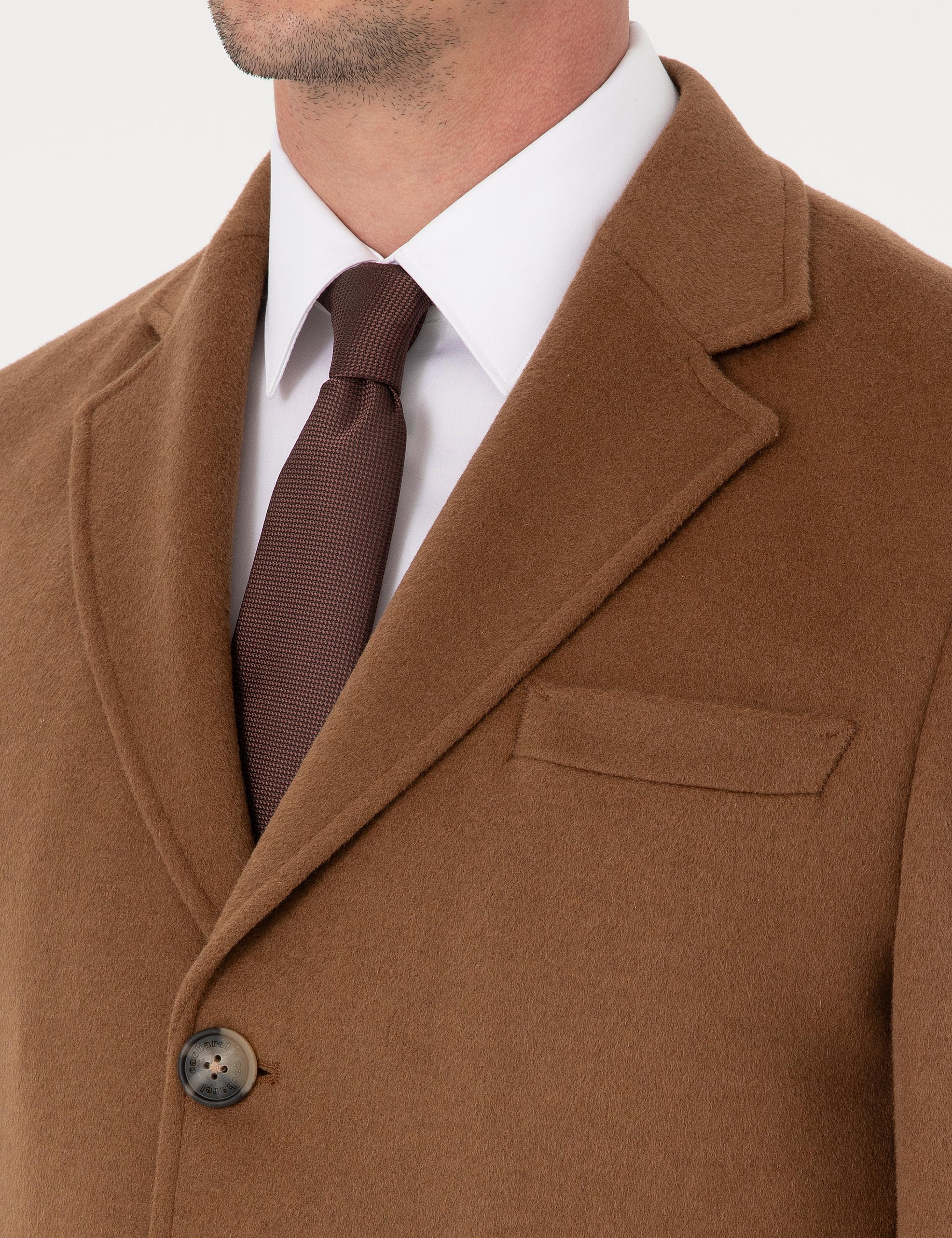 Vizon Ex Slim Fit Yün Karışımlı Palto - 50319242027