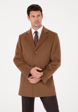 Vizon Ex Slim Fit Yün Karışımlı Palto