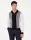 Lacivert Slim Fit Pamuk Karışımlı Fermuarlı Polo Yaka Triko Kazak