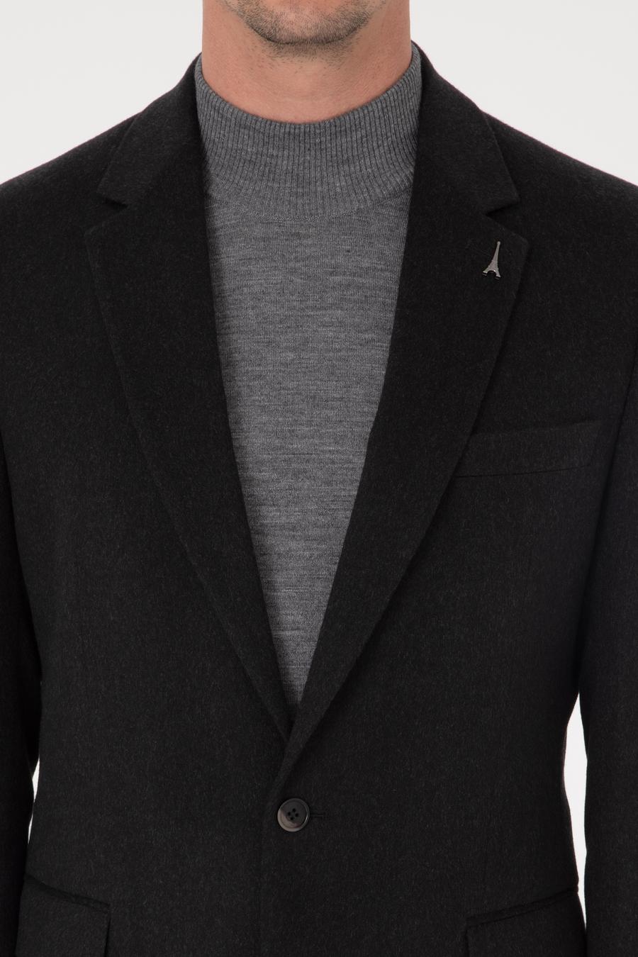 Siyah Slim Fit Ceket - 50270128080