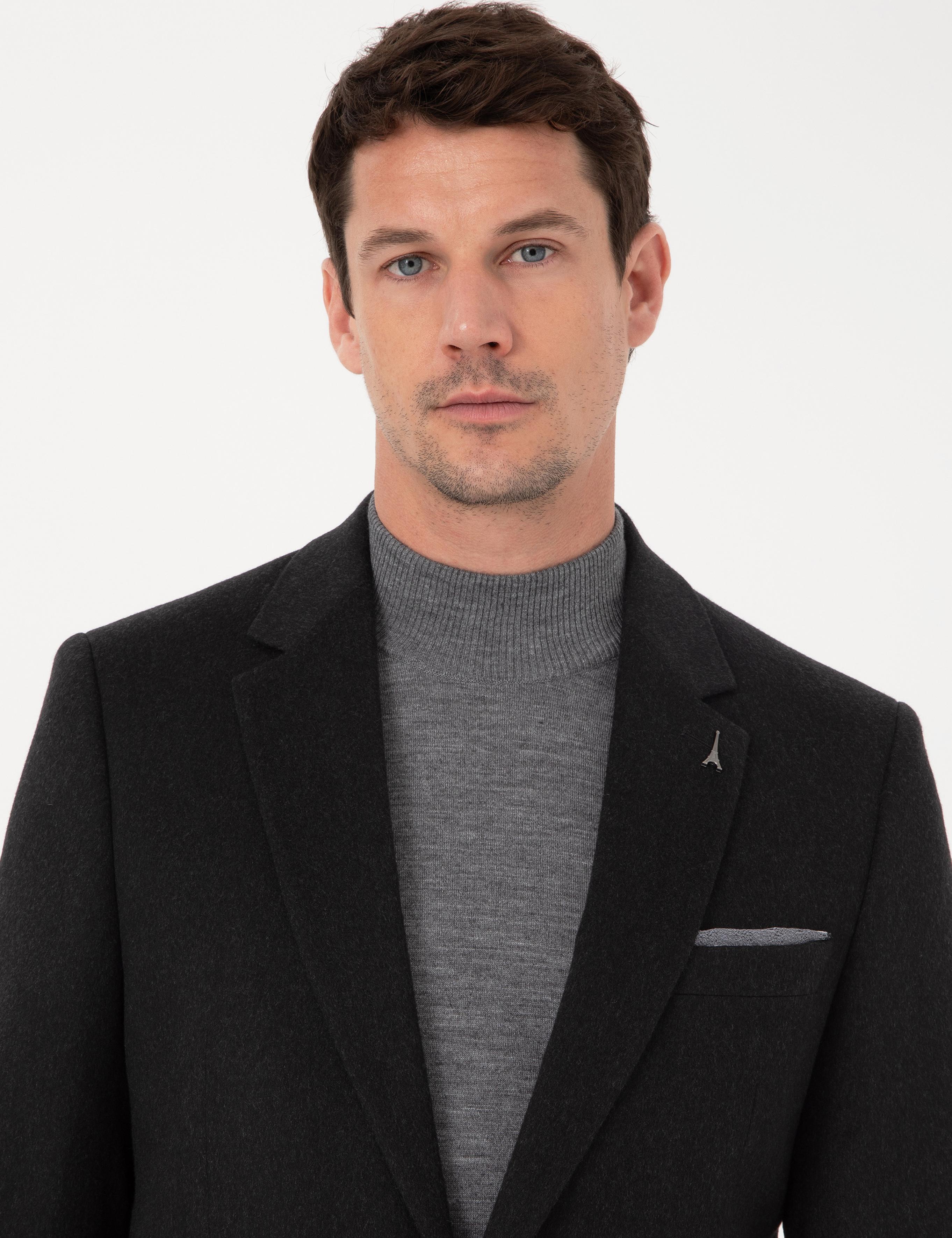 Siyah Slim Fit Ceket - 50270128080
