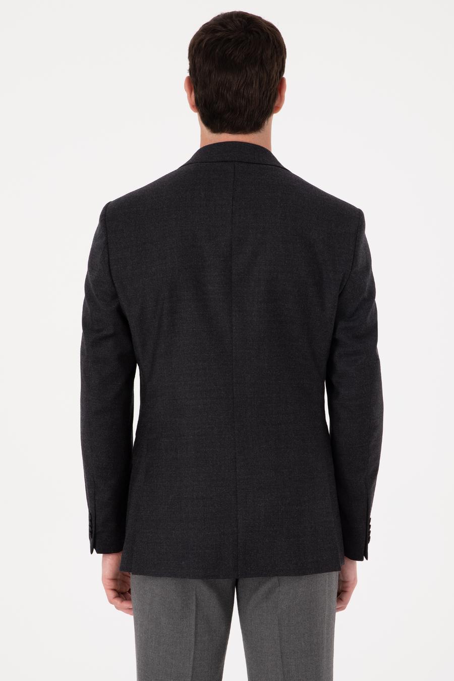 Antrasit Slim Fit Ceket - 50276020080