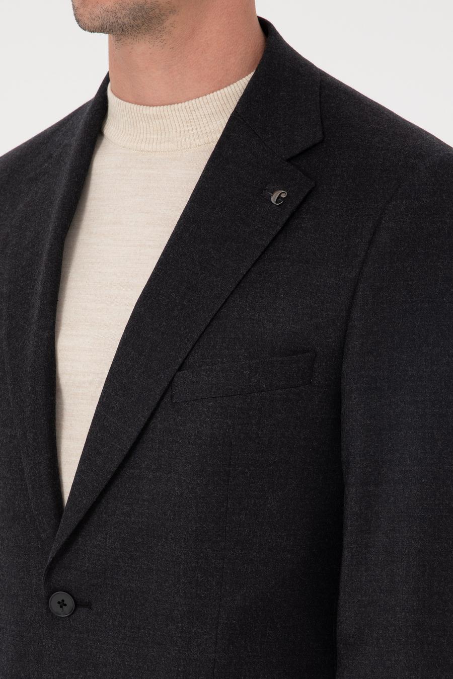 Antrasit Slim Fit Ceket - 50276020080