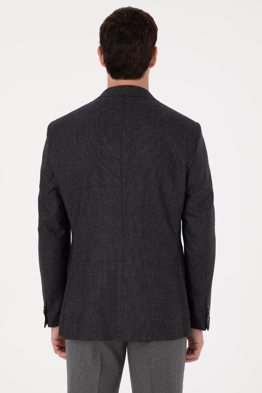 Antrasit Slim Fit Ceket - 50279076047