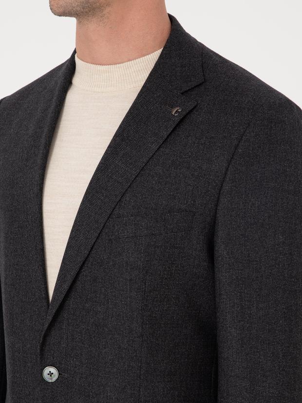 Antrasit Slim Fit Ceket