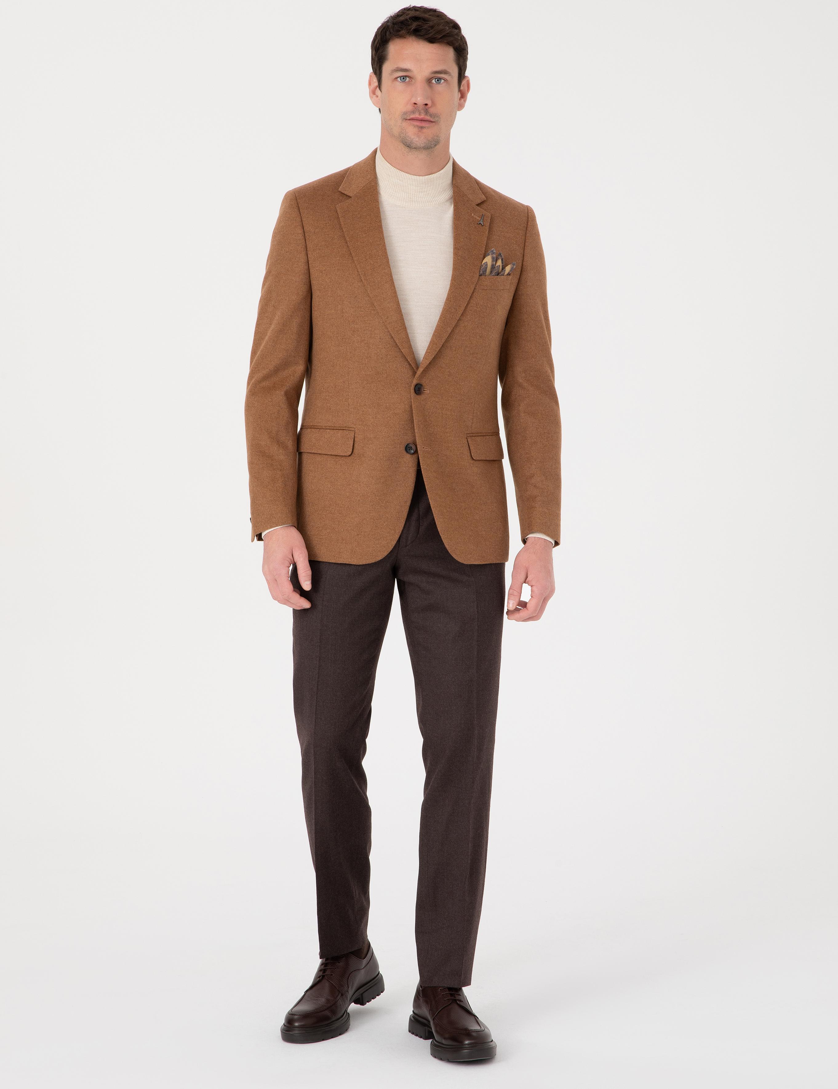 Camel Slim Fit Ceket - 50270128023