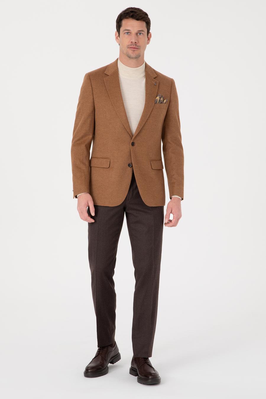 Camel Slim Fit Ceket - 50270128023