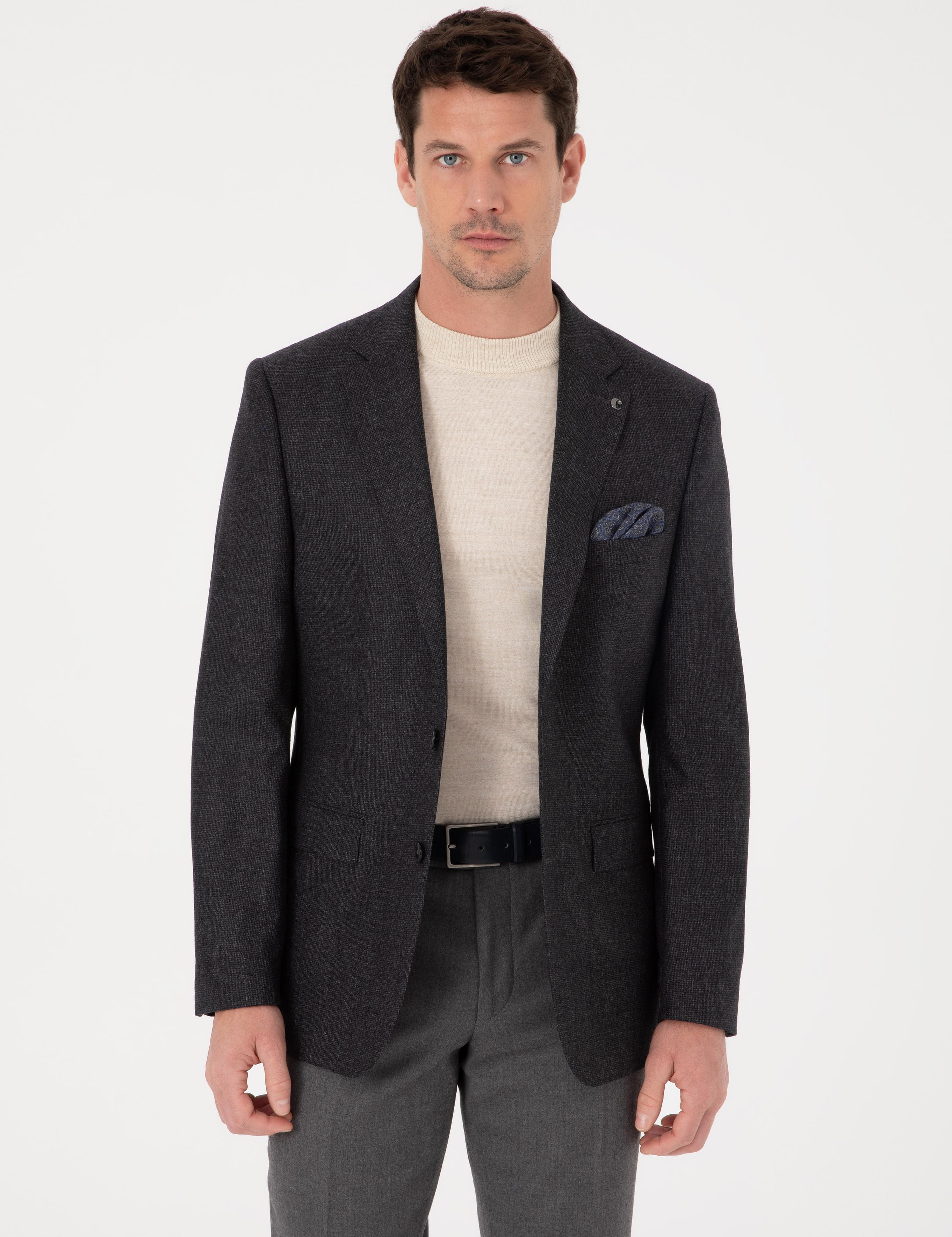 Lacivert Slim Fit Ceket - 50279076008