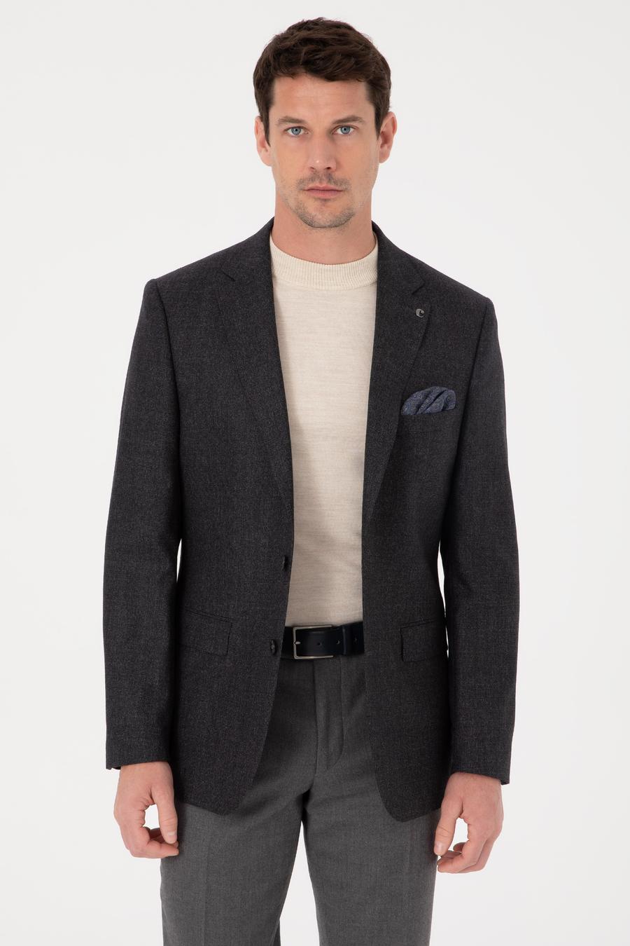 Lacivert Slim Fit Ceket - 50279076008