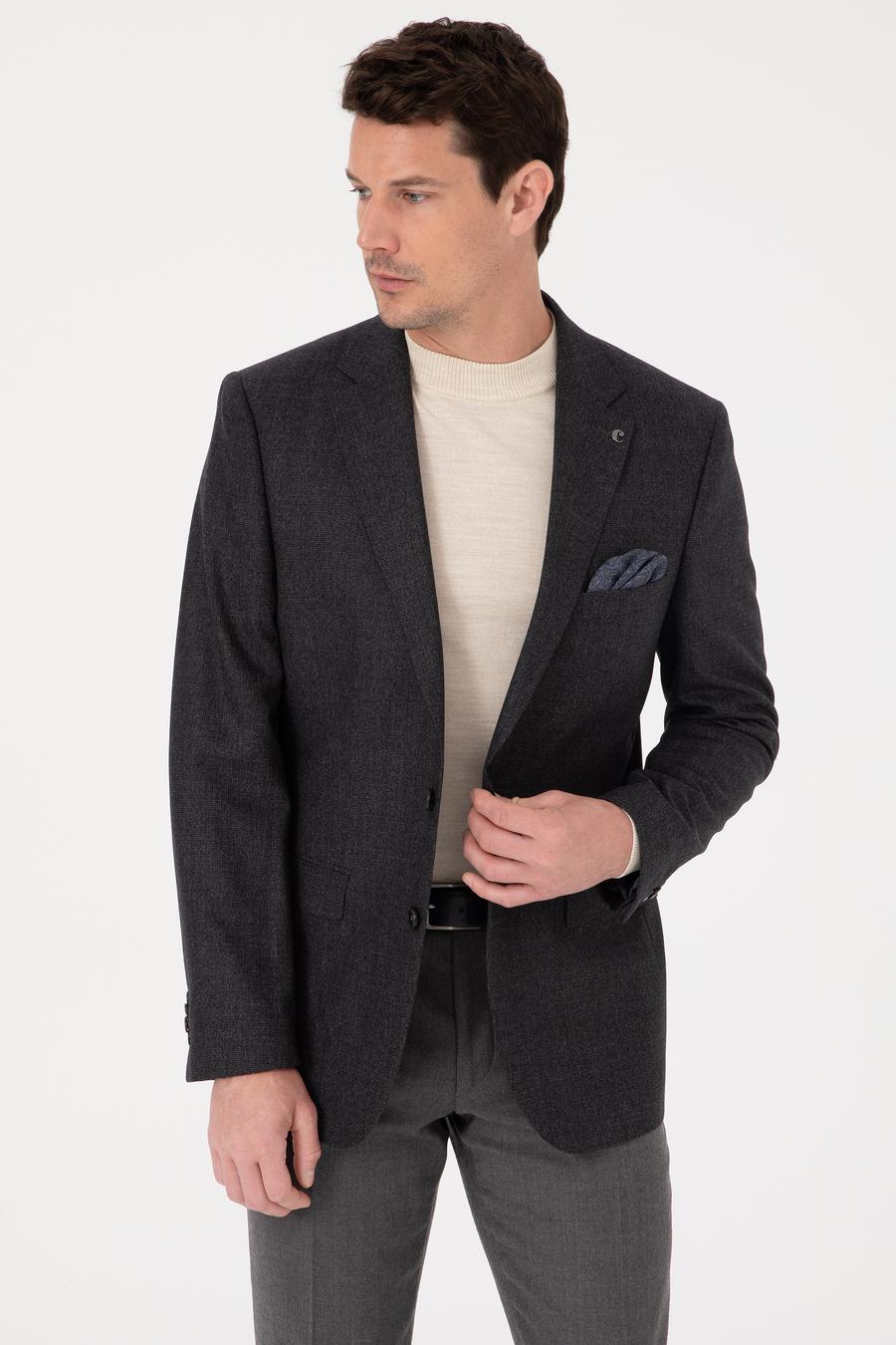 Lacivert Slim Fit Ceket - 50279076008