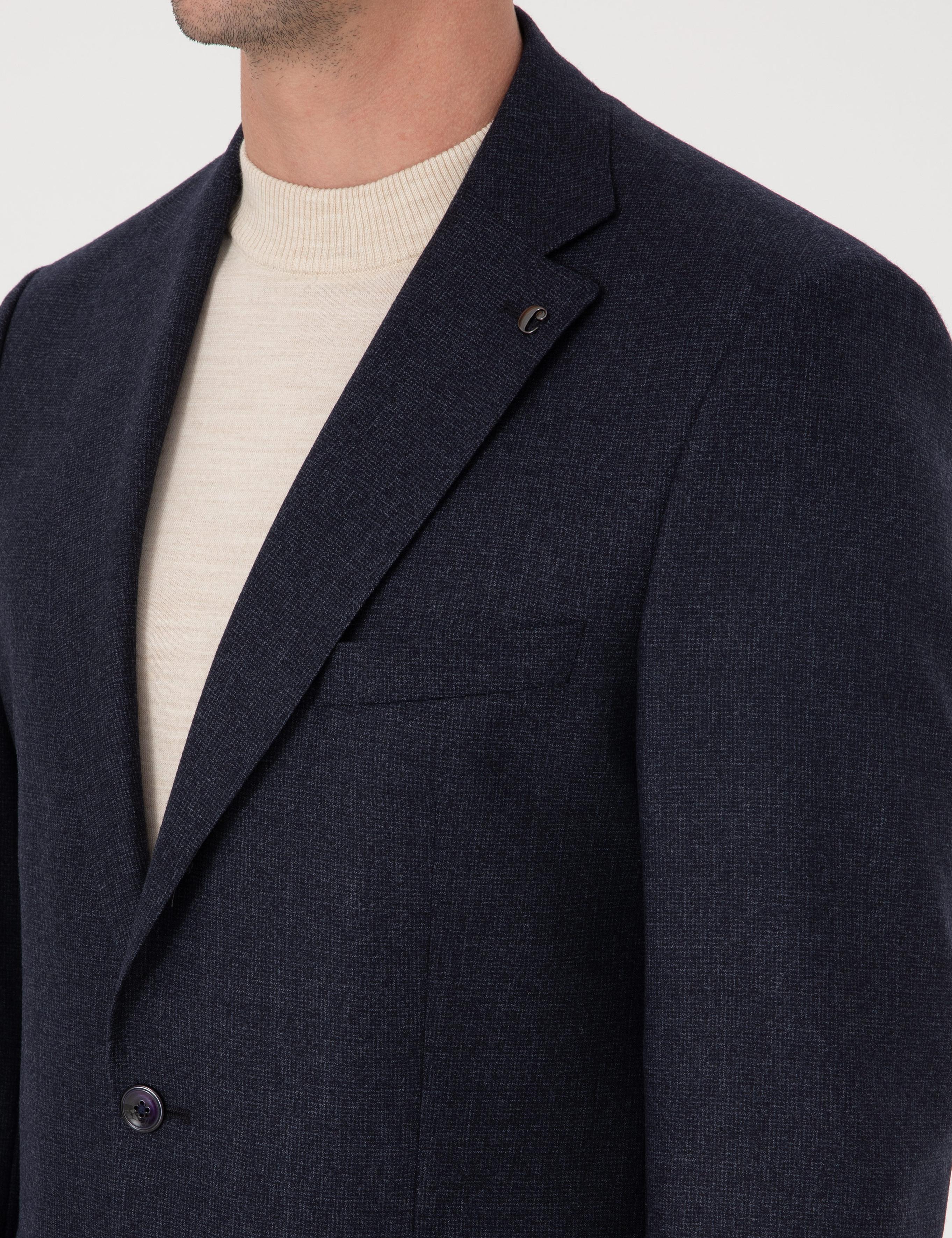 Lacivert Slim Fit Ceket - 50279076008
