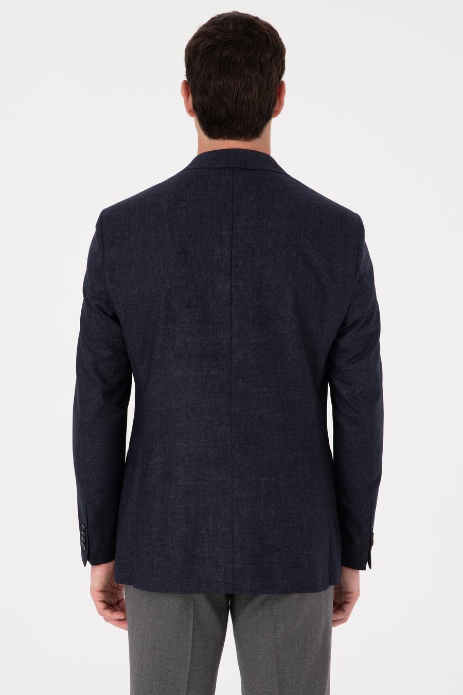 Lacivert Slim Fit Ceket - 50279076008