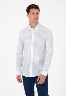 Açık Mavi Slim Fit Uzun Kollu Gömlek
