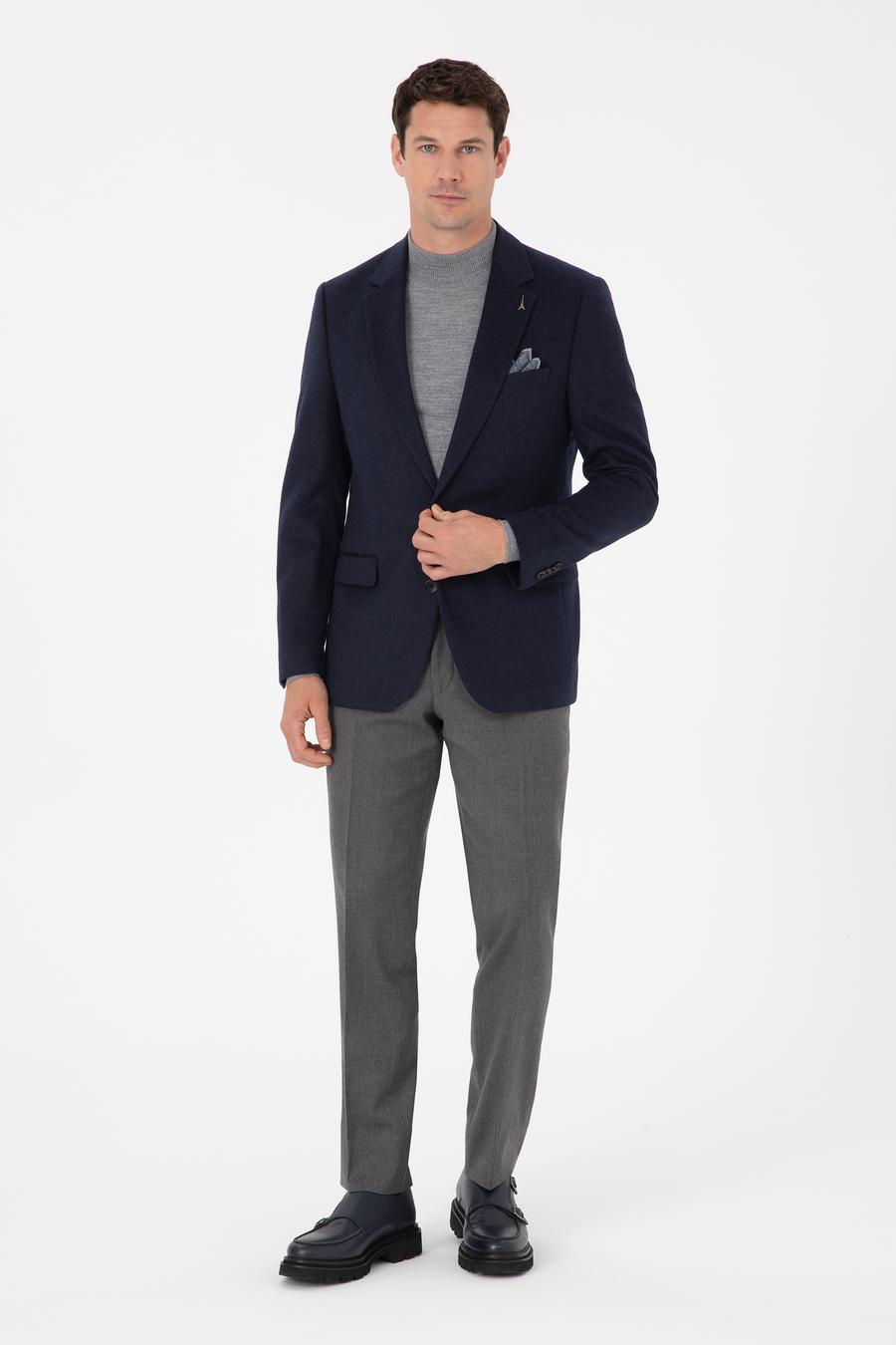Lacivert Slim Fit Ceket - 50270128047