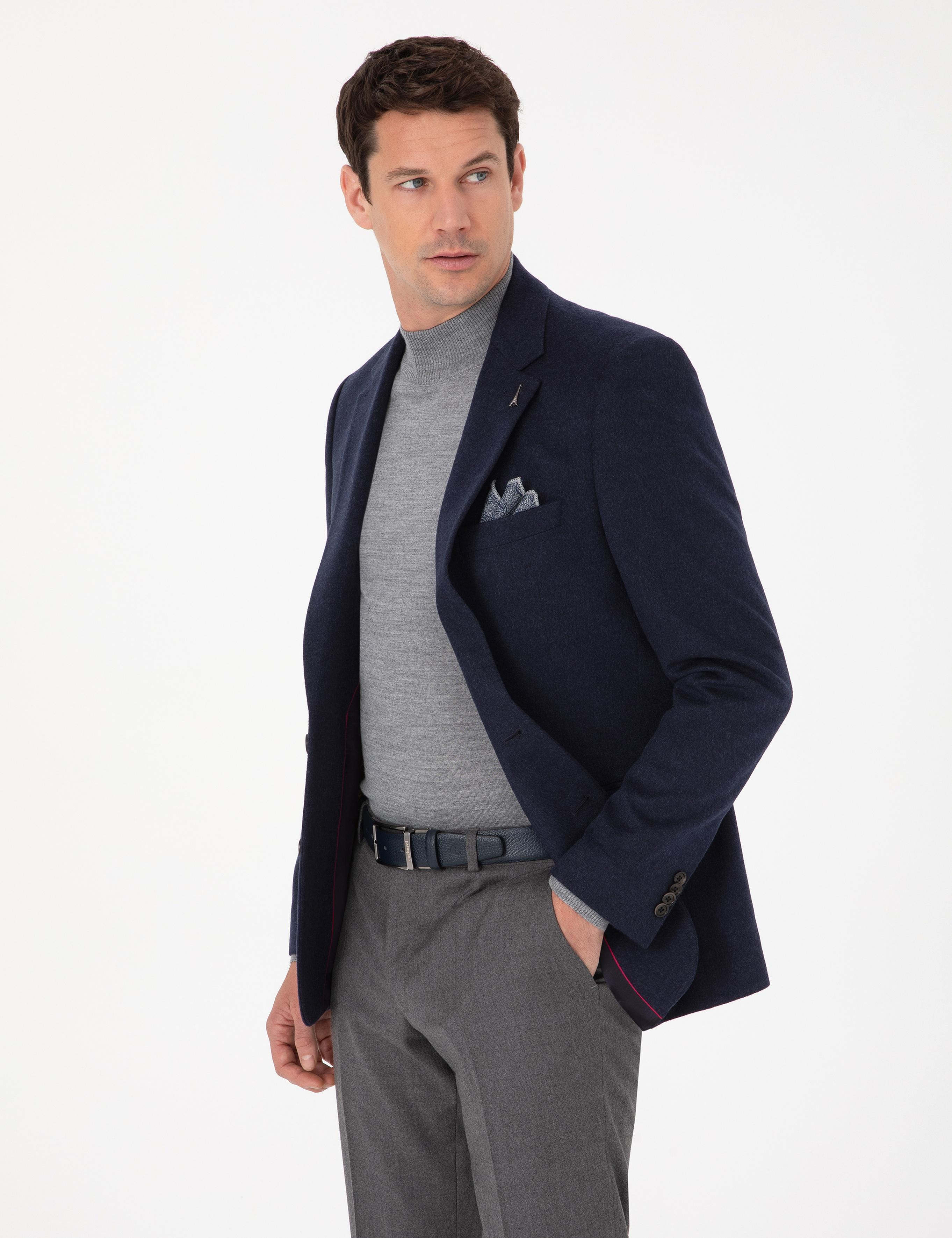 Lacivert Slim Fit Ceket - 50270128047