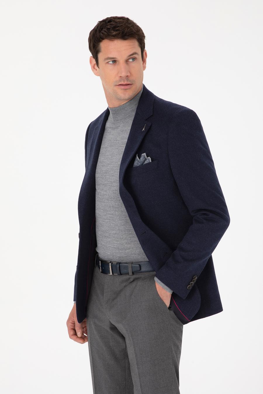Lacivert Slim Fit Ceket - 50270128047