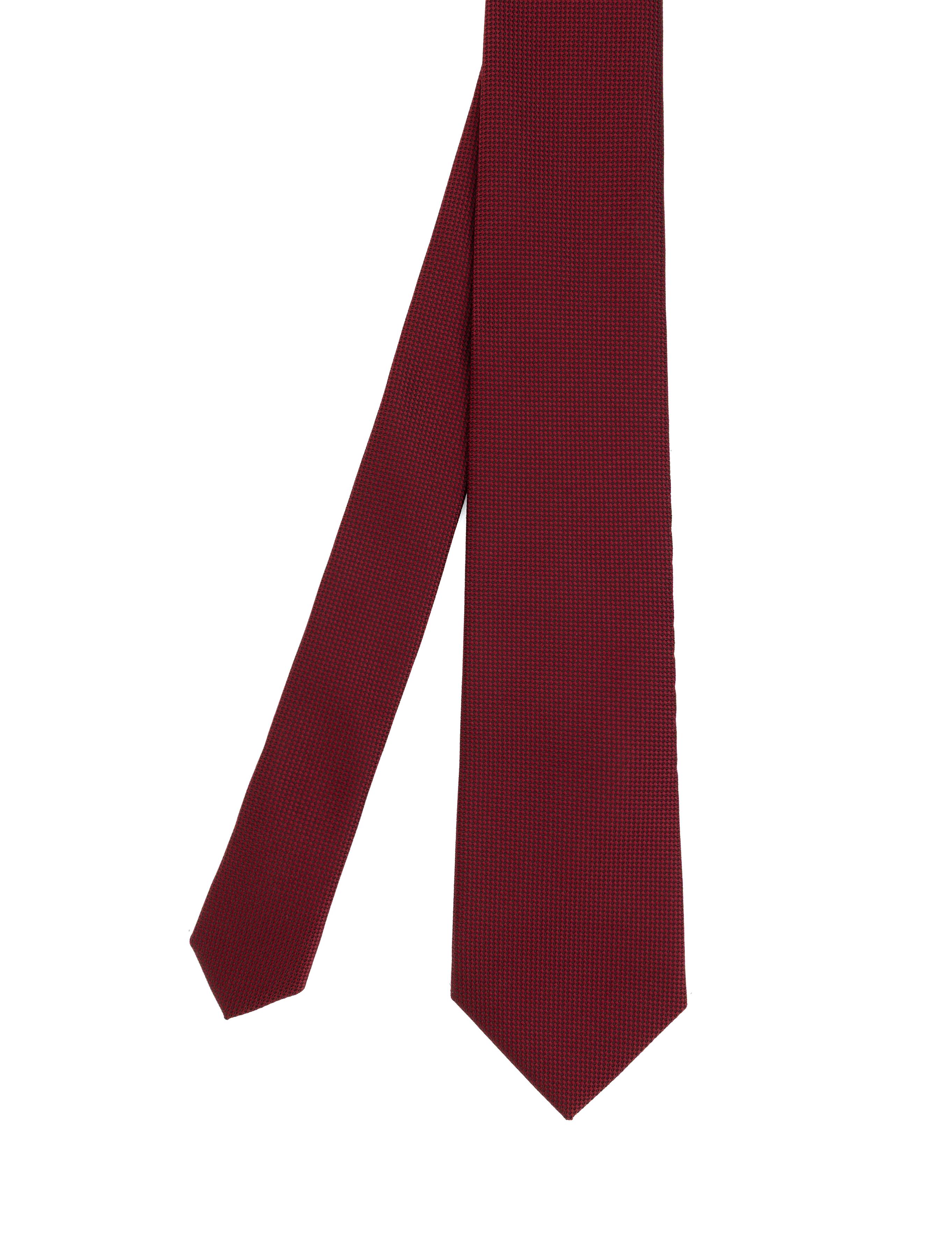 Bordo Mikro Desenli Kravat - 50325345003