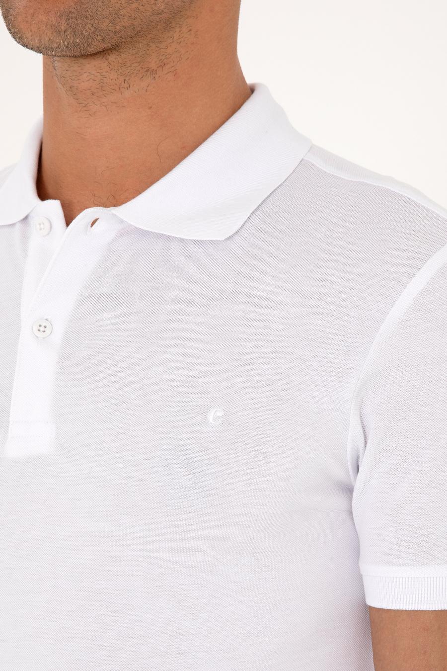 Beyaz Slim Fit Basic Tişört - 50310014025